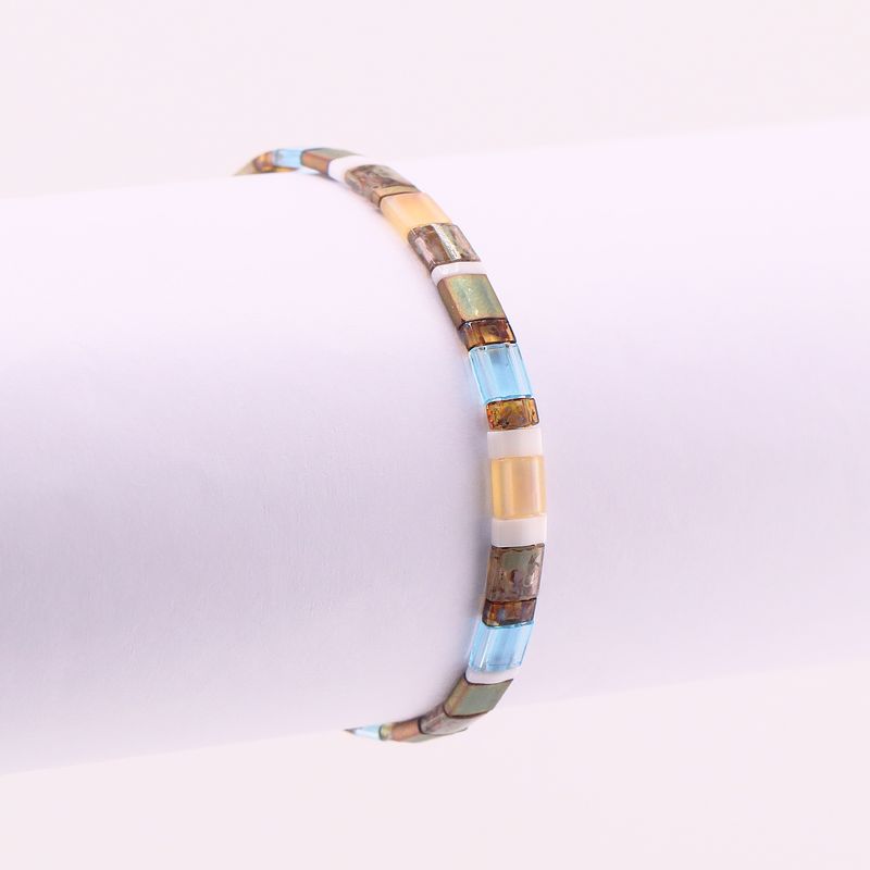 Pulsera Arena Dorada C/v (14 Cm - 17 Cm)