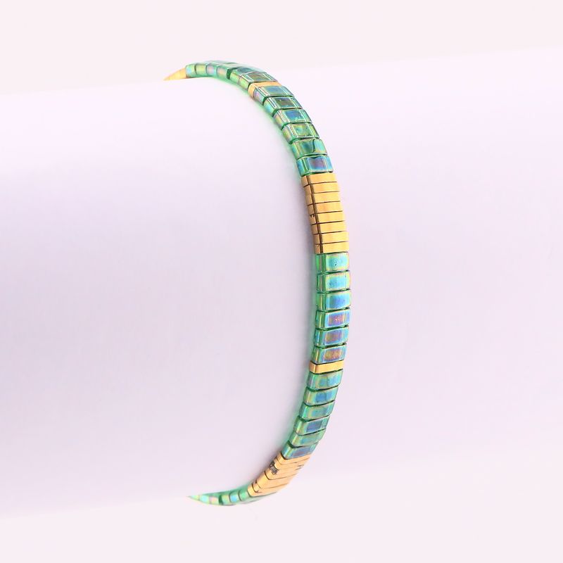 Pulsera Esmeralda C/v (14 Cm - 17 Cm)