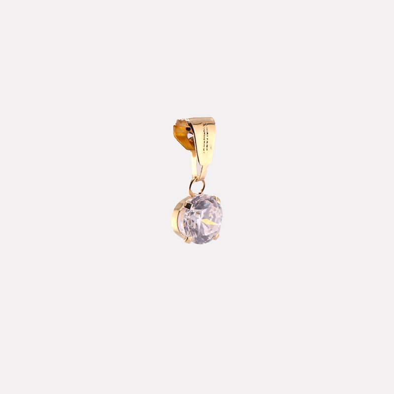 Dije Circ. Piedra 10k 0.5g