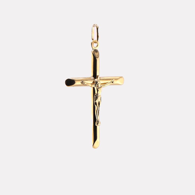 Dije Cruz Cristo  14k 2.2g