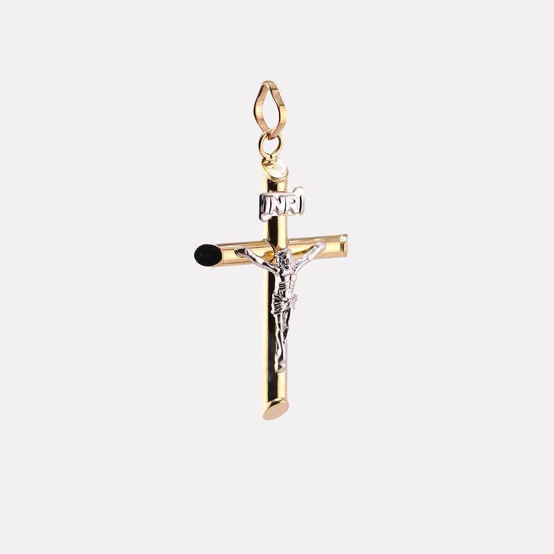 Dije Cruz Cristo 10k 1.2g