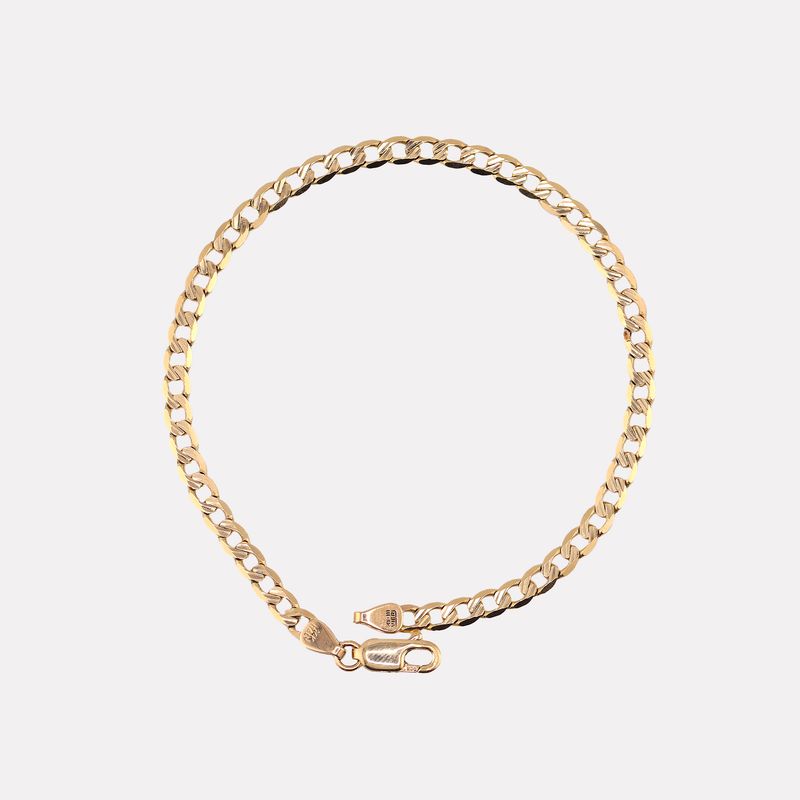 Pulso Eslabon  14k 2.7g 18cm