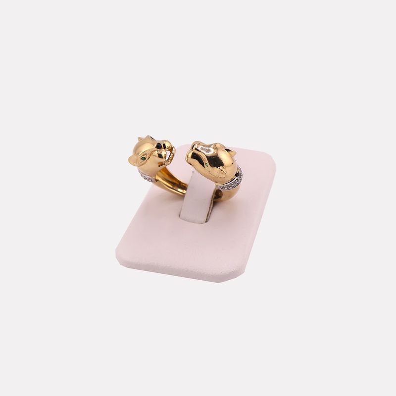 Anillo Pumas C/p Colores 14k 7.1g