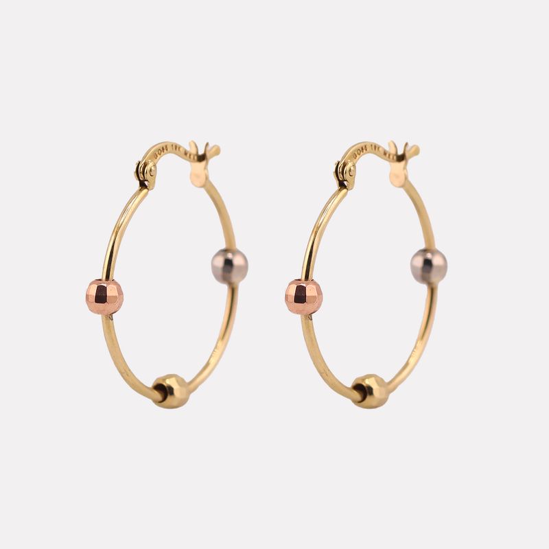 Arracadas Borlas 10k 1.9g