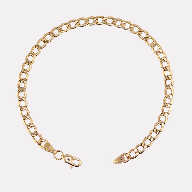 Pulso Eslabon 14k 2.7g 18cm