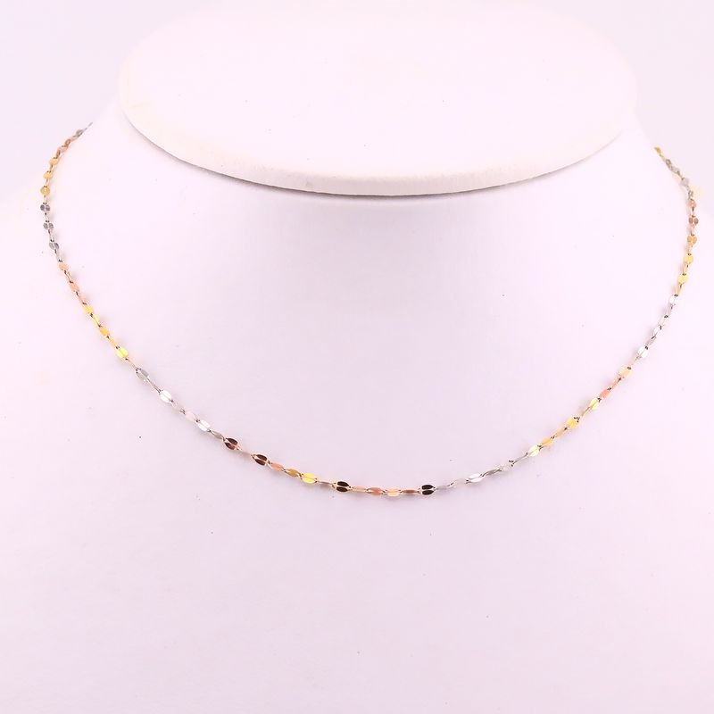 Cadena Granito 14k 0.8g 50cm