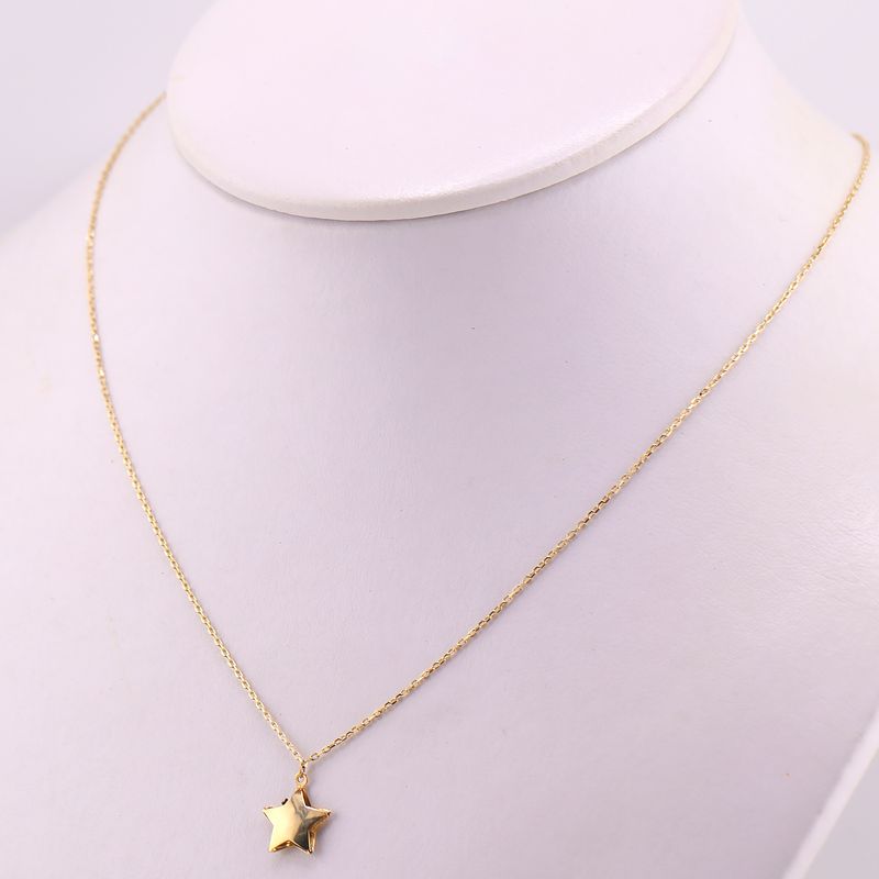Gargantilla Estrella 14k 2.2g