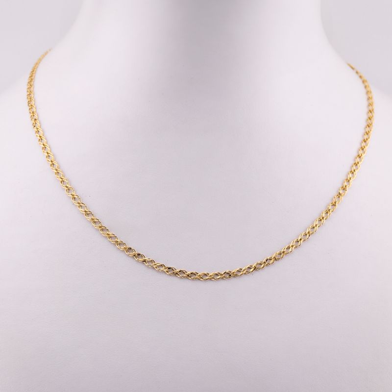 Cadena Tej. Enlazado 10k 5g 45cm