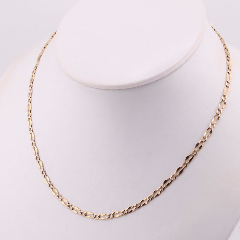 Cadena Granito De Café 14k 48cm