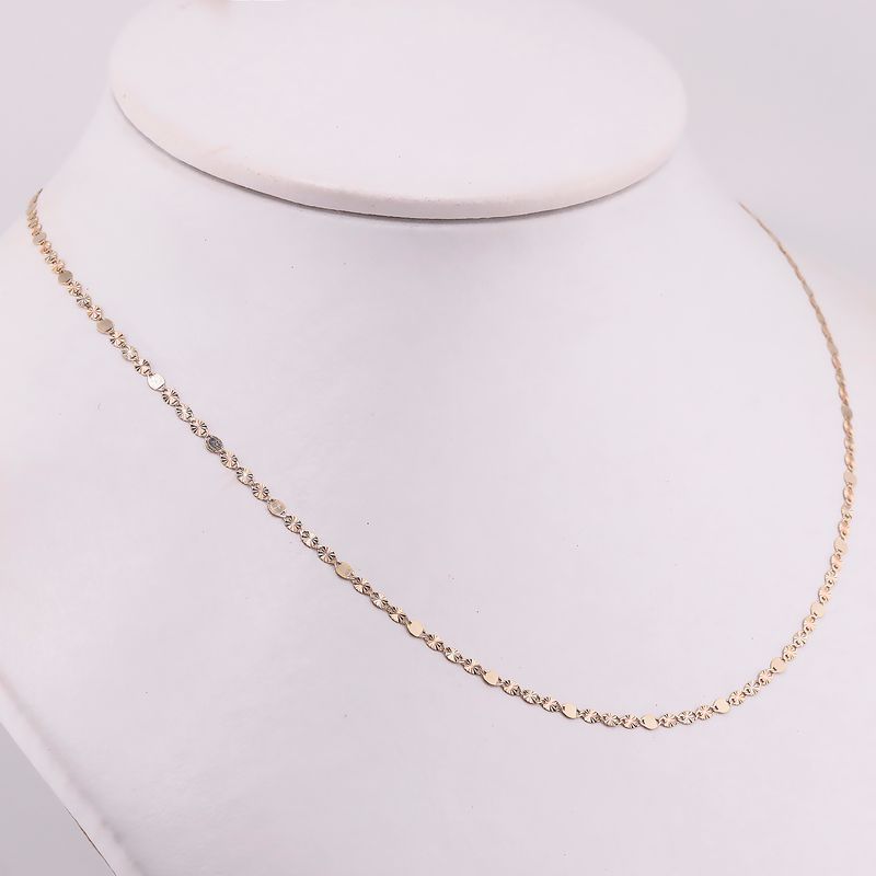 Cadena Gucci Italiana 14k 3g 55cm