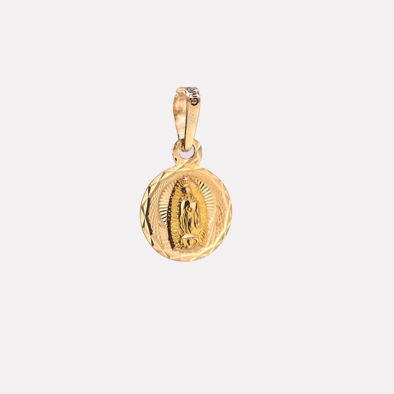 Dije Virgen Circ. 14k 0.7g