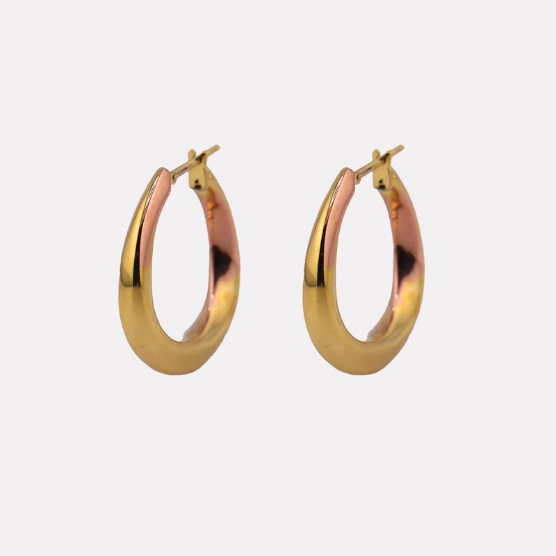 Arracadas Torcidas 14k 4.2g