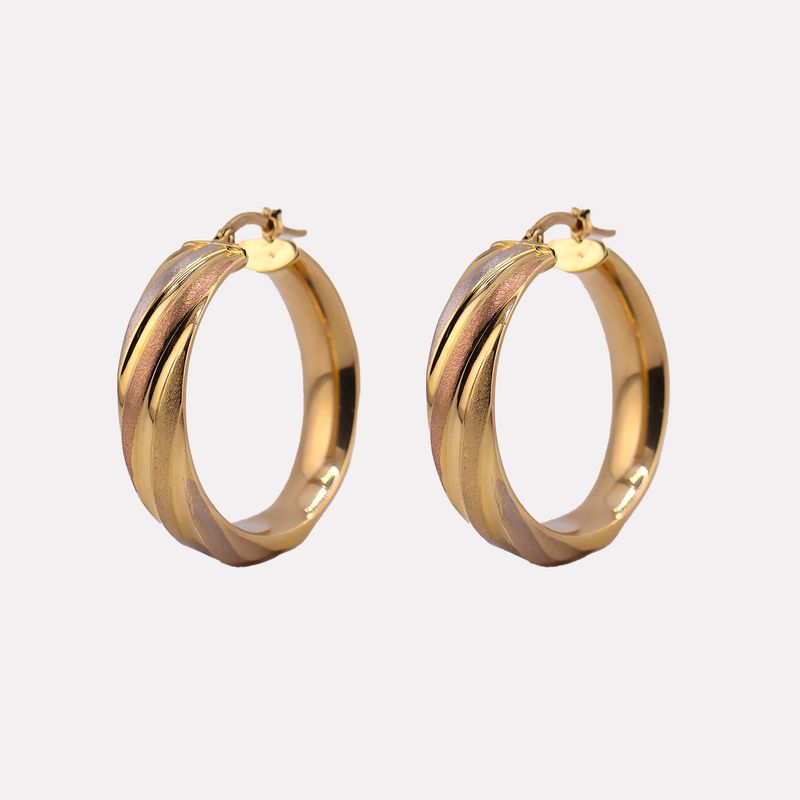 Arracadas Relim. Tns. 14k 5.7g