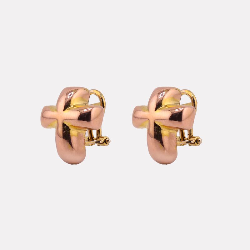 Aretes Cruz 14k 4.3g