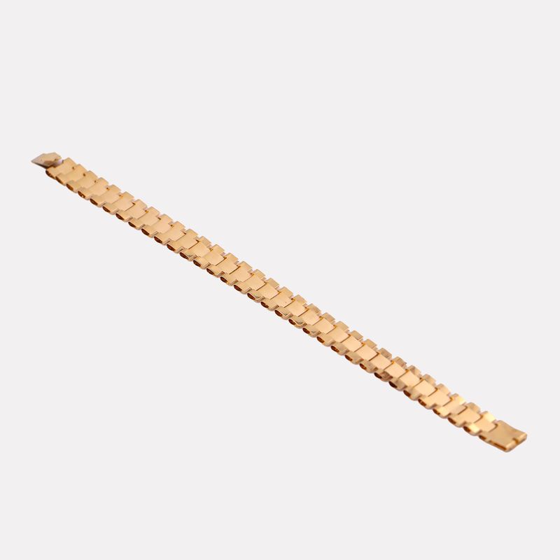 Pulso Tipo Rolex 14k 9.3g 20cm