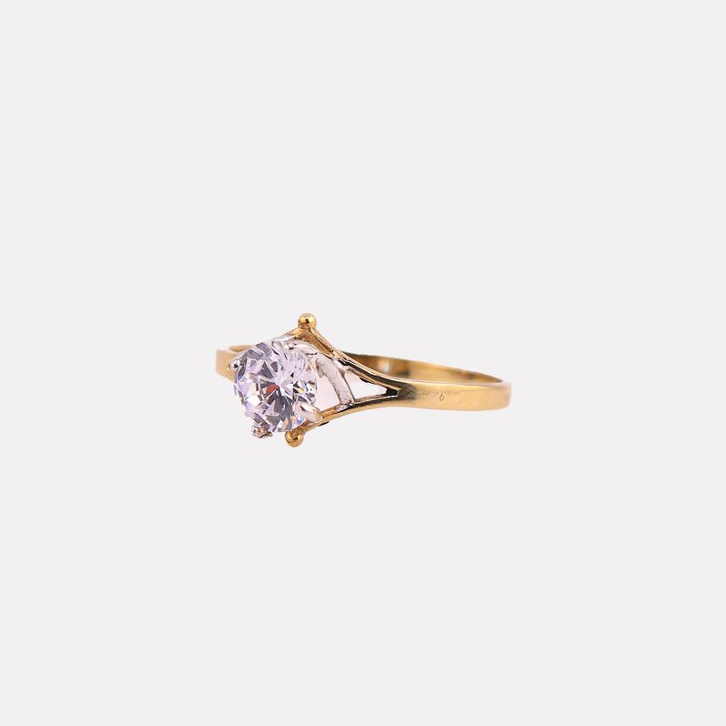 Anillo Solitario 10k 1.4g #8