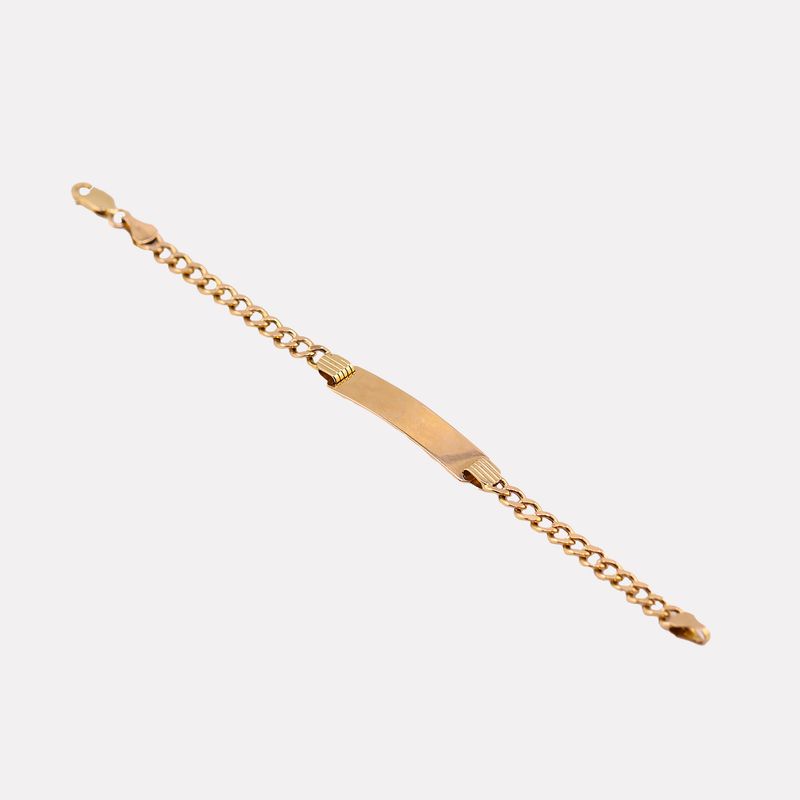 Esclava Eslabon 14k 3.7g 13cm