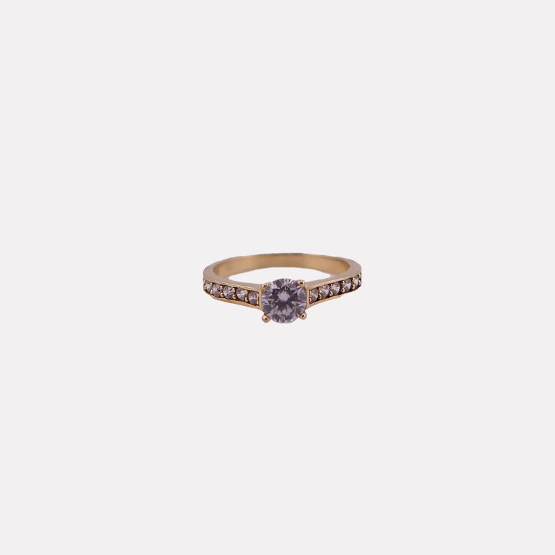Anillo Compromiso 14k 3g #8