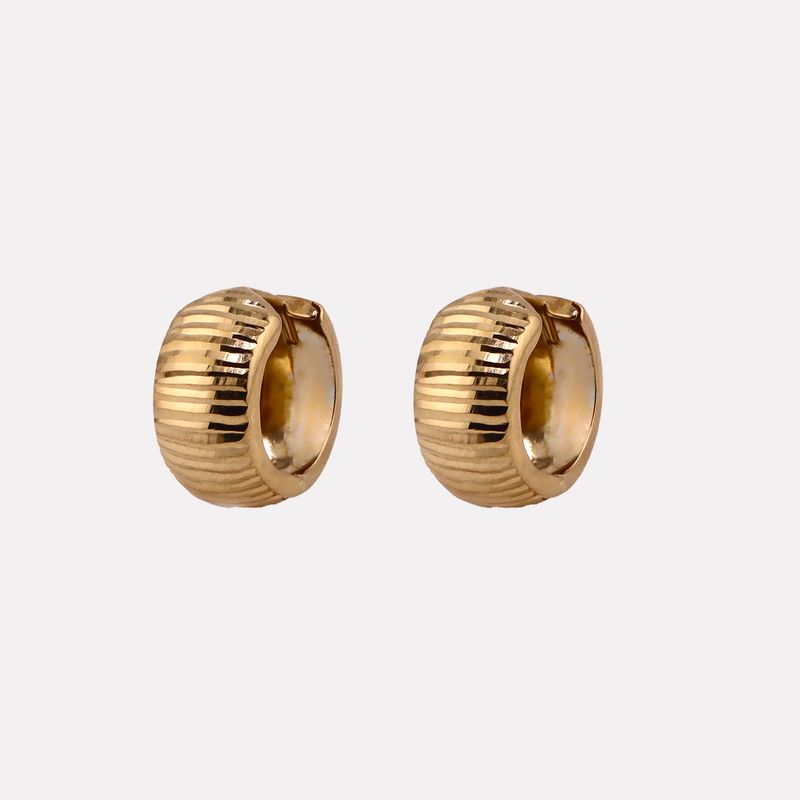 Aretes Huggies  14k 2g