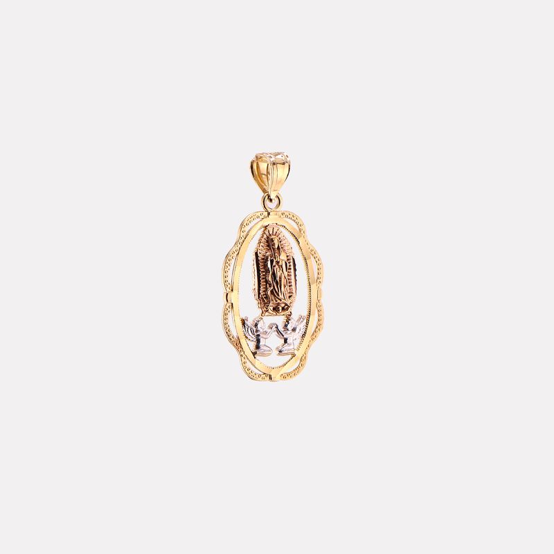 Dije Virgen Ovalo 14k 2g