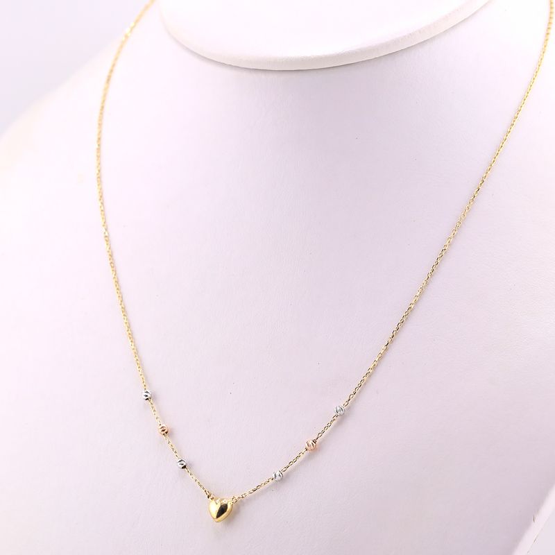 Gargantilla Corazon 14k 1.7g