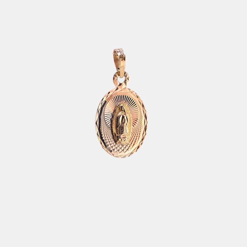 Dije Virgen Ovalo 14k 1.2g