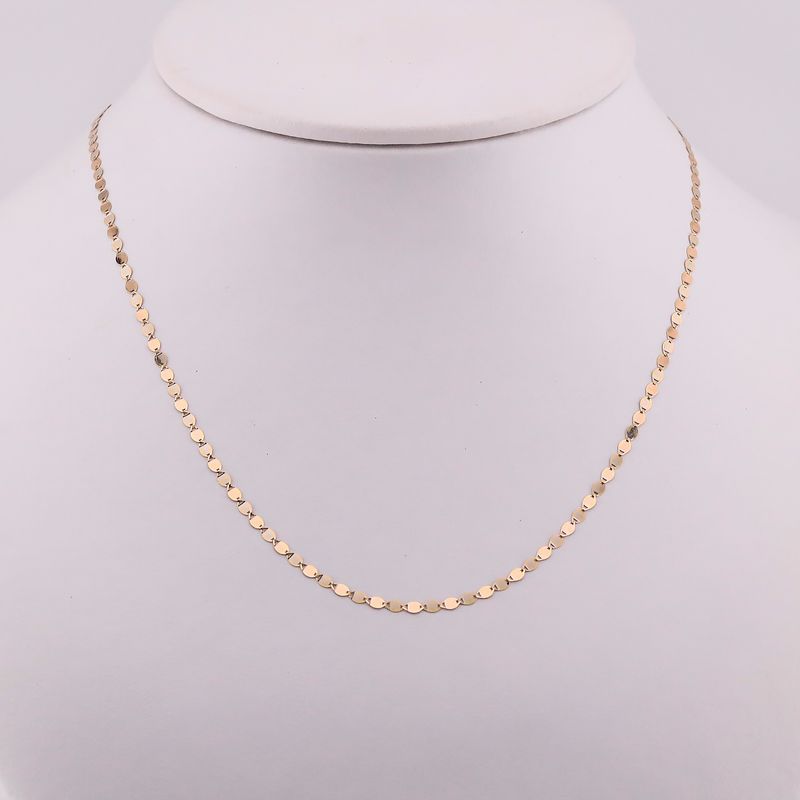 Cadena Espejo 14k 4.1g 45cm