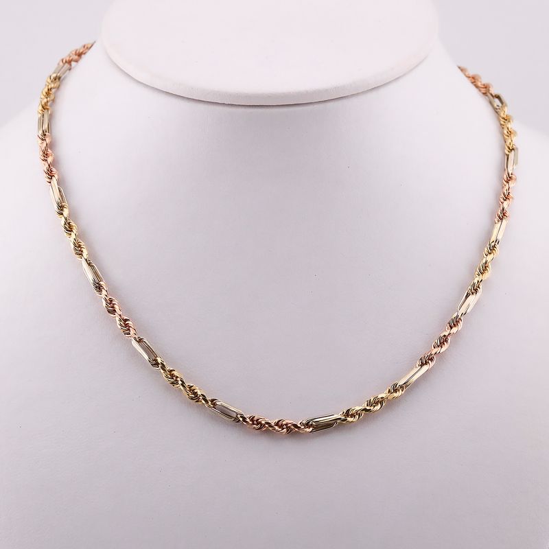 Cadena Figaro Tns. 14k 12.9g 65cm