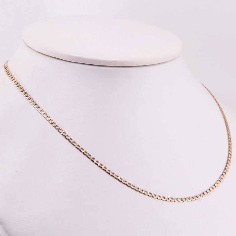 Cadena Eslabon Diam. 14k 5.8g 45cm