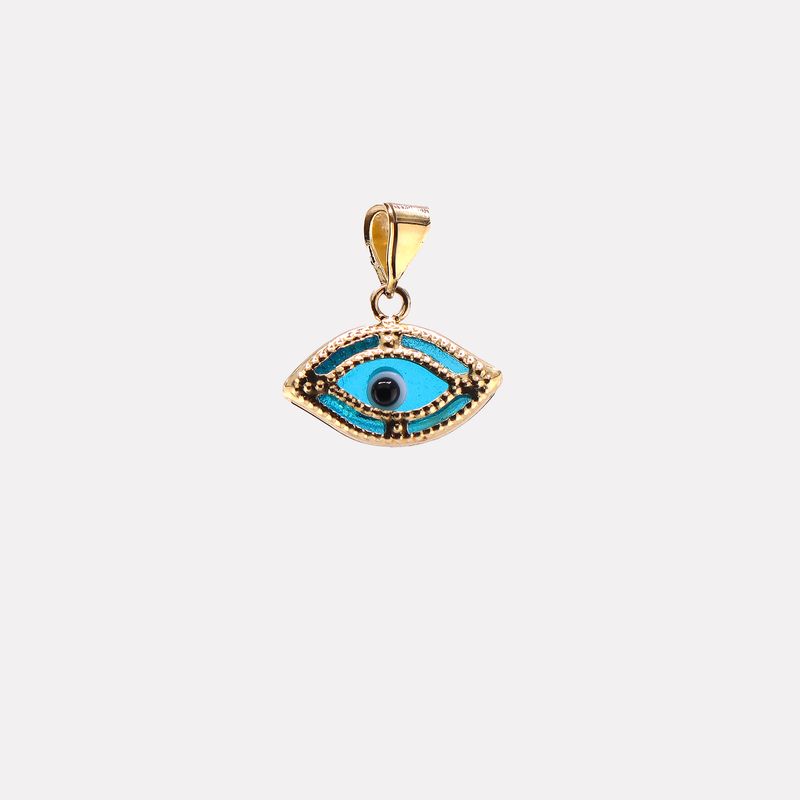 Dije Ojo Azul 14k 0.5g