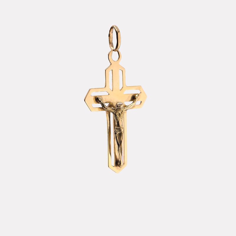 Dije Cruz Cristo  14k 3.5g