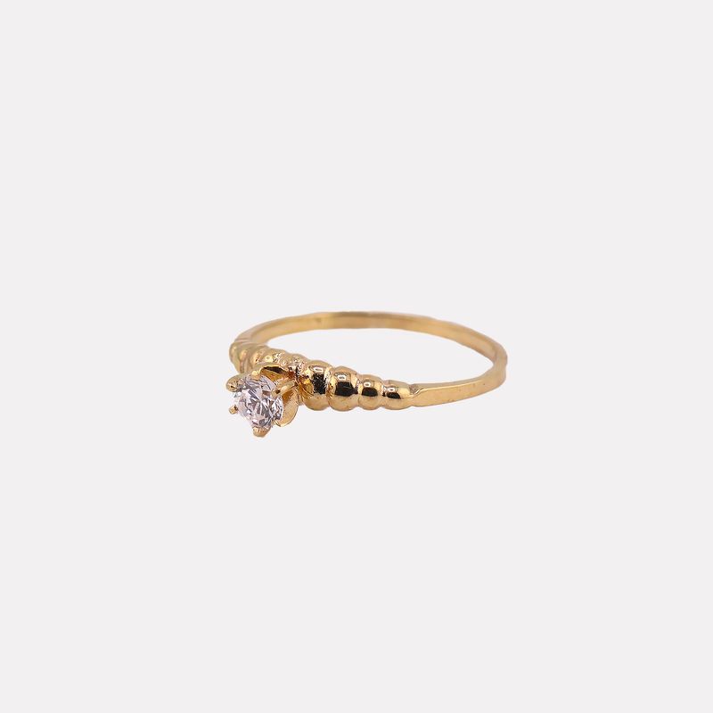 Anillo Solitario 14k 1.8g #7