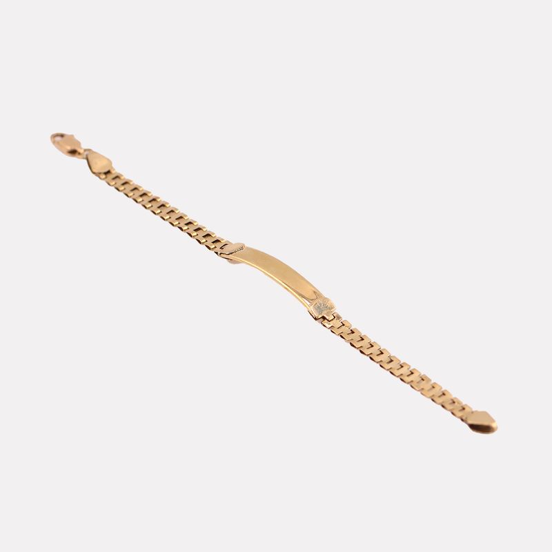 Esclava Tipo Rolex 14k 3.5g 14cm