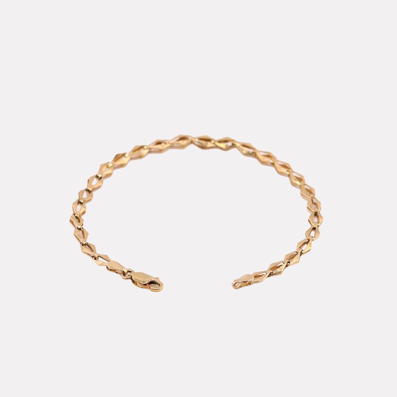 Pulso Ovalos 14k 3.5g 8cm