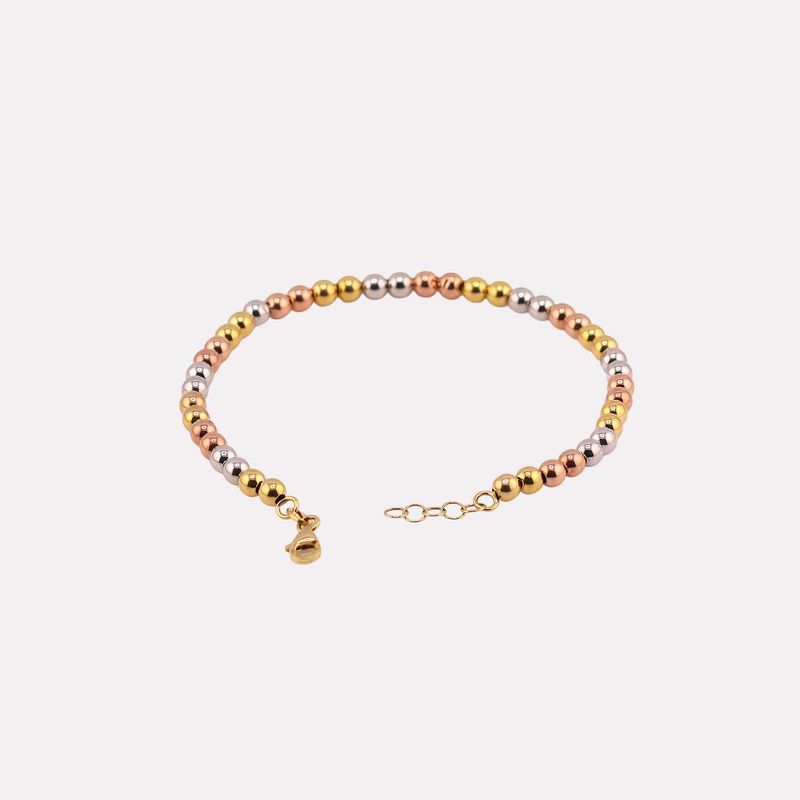 Pulsera Borlas Tns 10k 2.7g 20cm