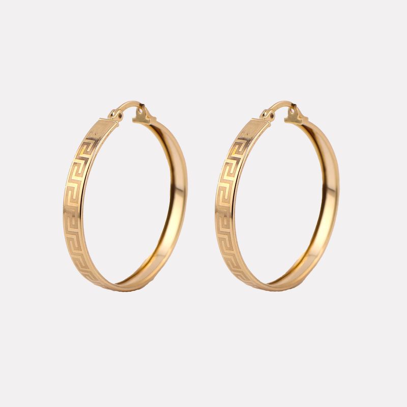 Arracadas Griegas  14k 2.7g