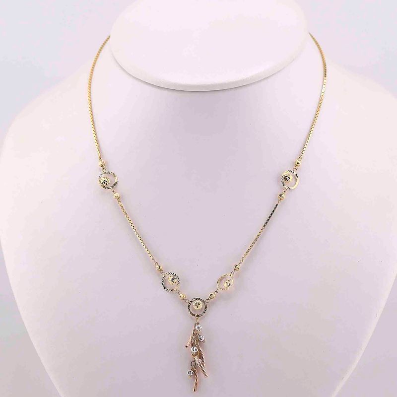 Gargantilla Borlas 14k 6.4g