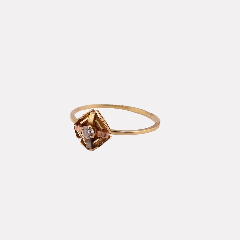 Anillo C/p Bca 14k 1.5 #8