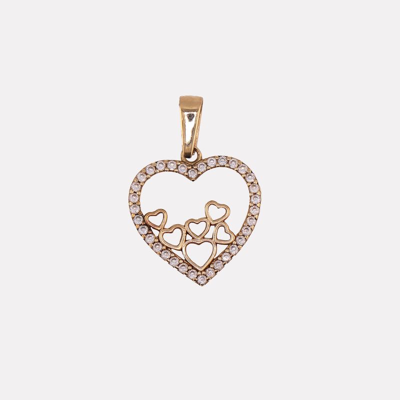 Dije Corazon C/p 14k 1.3g