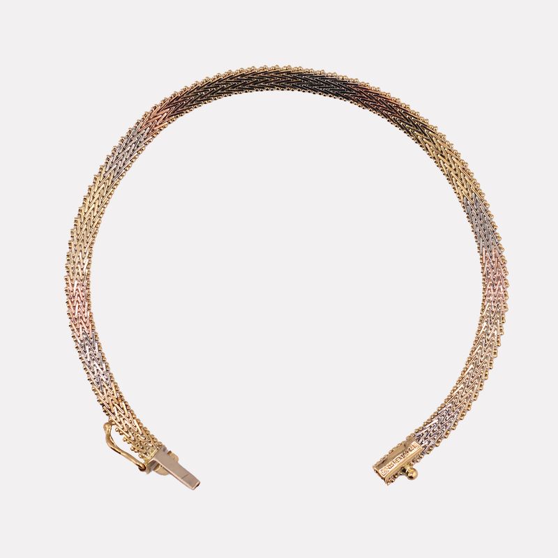 Pulso Petatillo 14k 7.7g 19cm