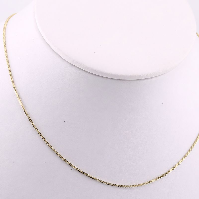 Cadena Espiga 10k  2.2g 55cm