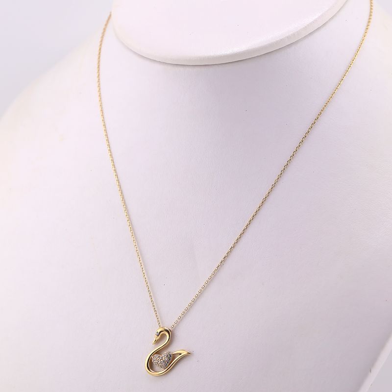 Gargantilla Cisne 14k 2.7g