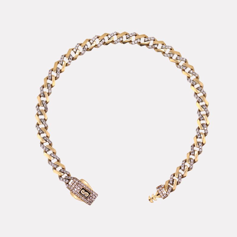 Pulso Monaco 14k 6.1g 18.5cm