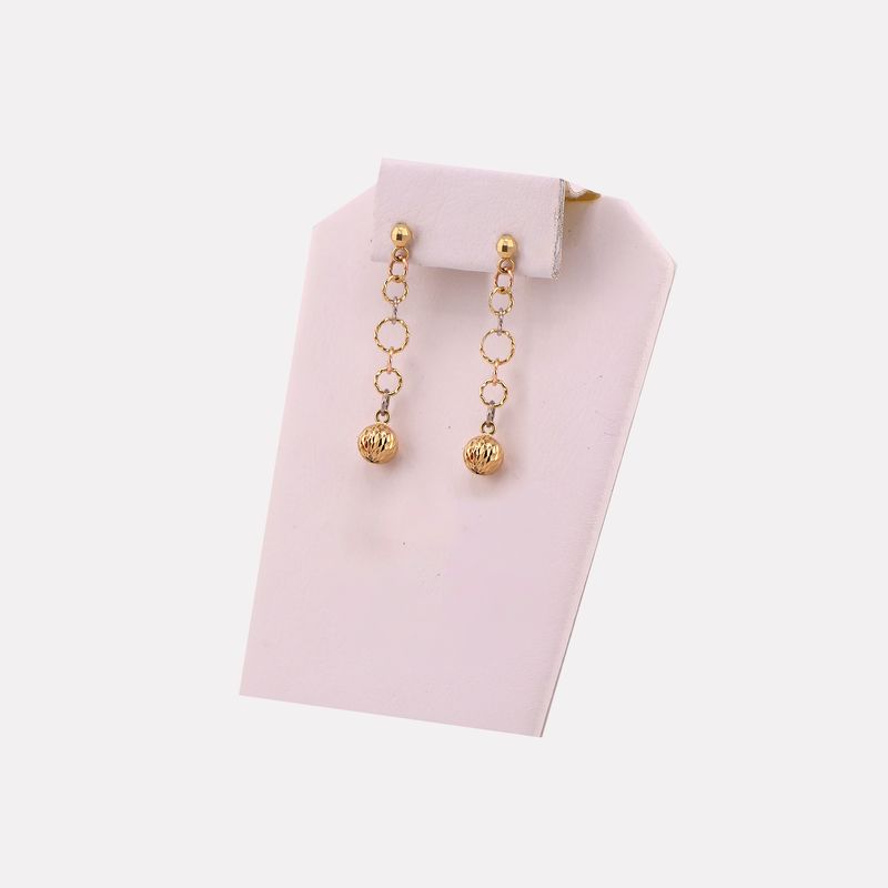Aretes Esfera Fac. C/aros 14k 1.9g
