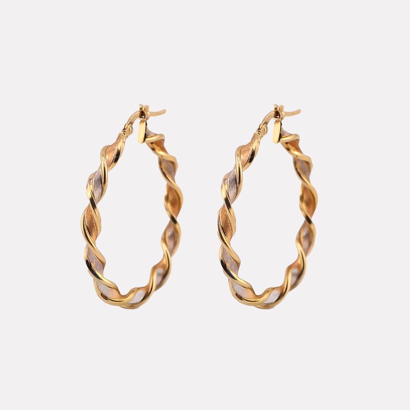 Arracadas Torcidas Tnos 14k 2.9g
