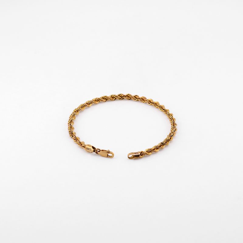 Pulso Torzal 14k 3.4g 19cm