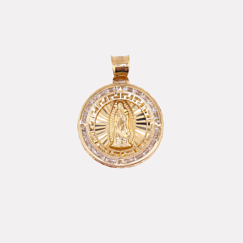 Dije Virgen Circular 14k 1.4g