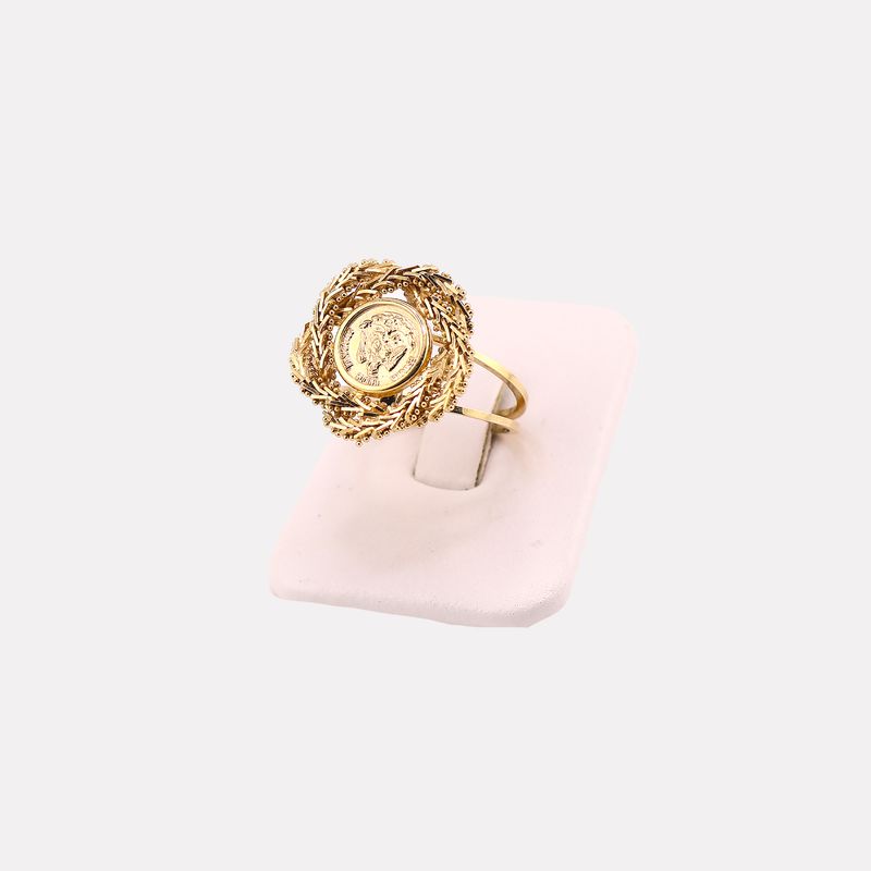 Anillo Imit.moneda 14k 6.8g #8