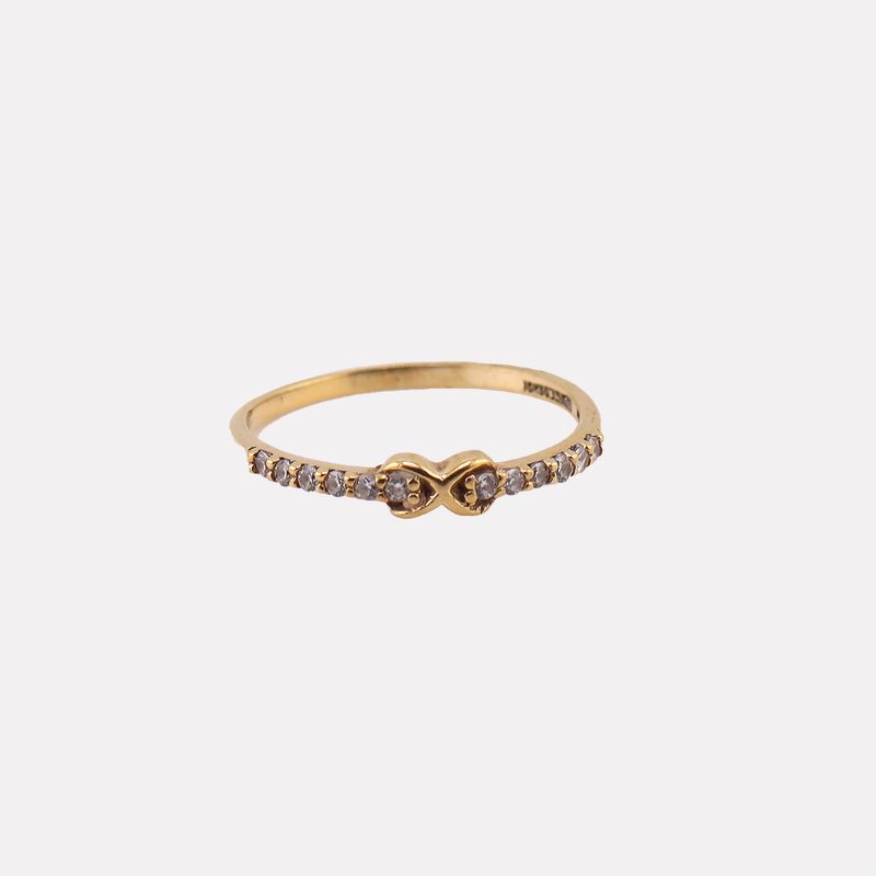 Anillo Infinito C/p 10k 1.3g #8.5