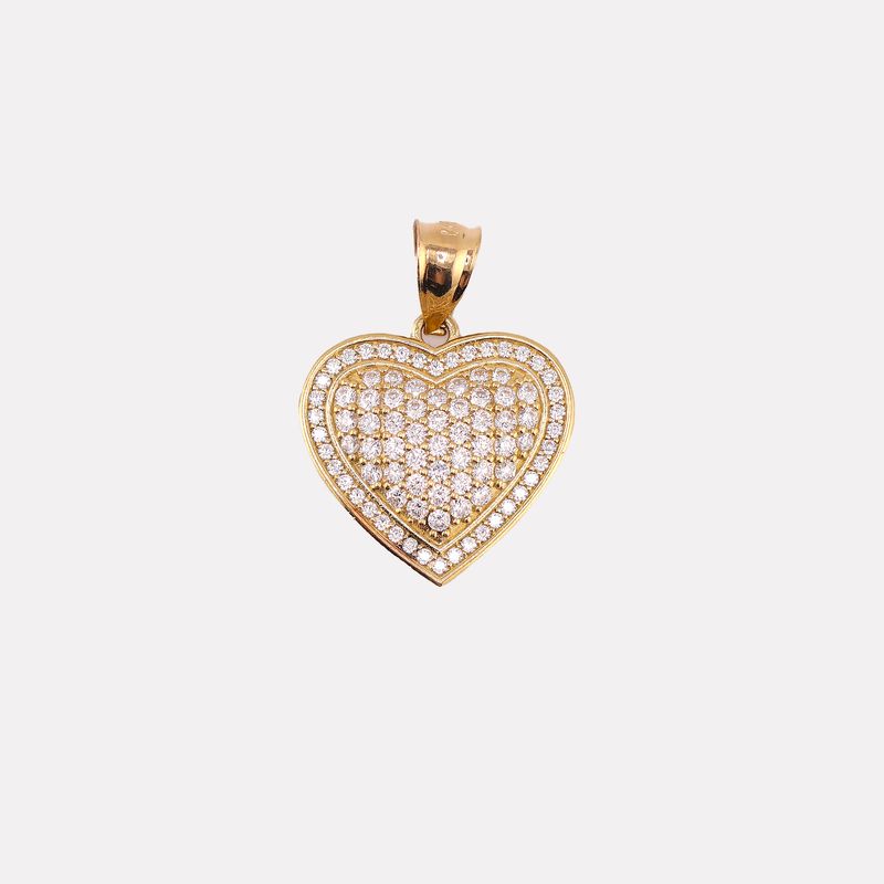 Dije Corazón C/p 14k 3.7g